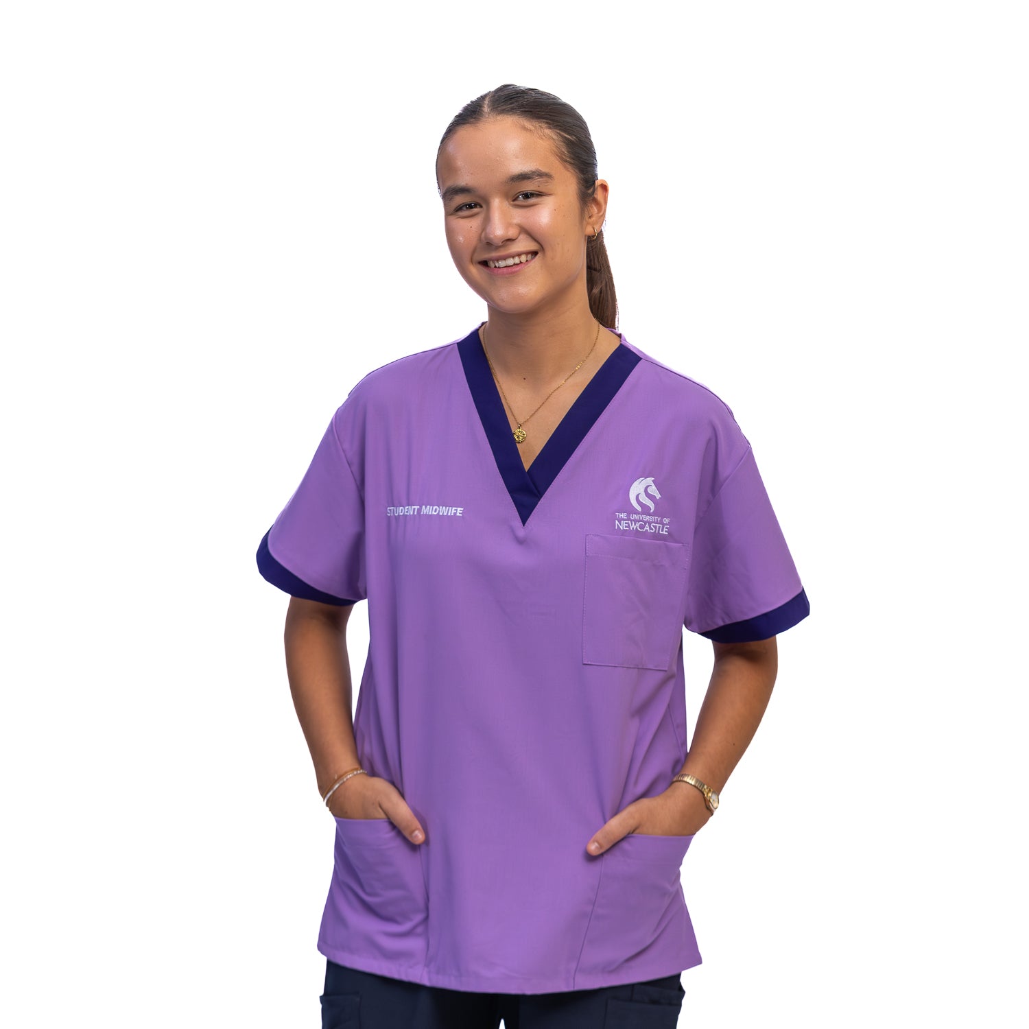 MIDWIFERY SCRUB TOP UNISEX