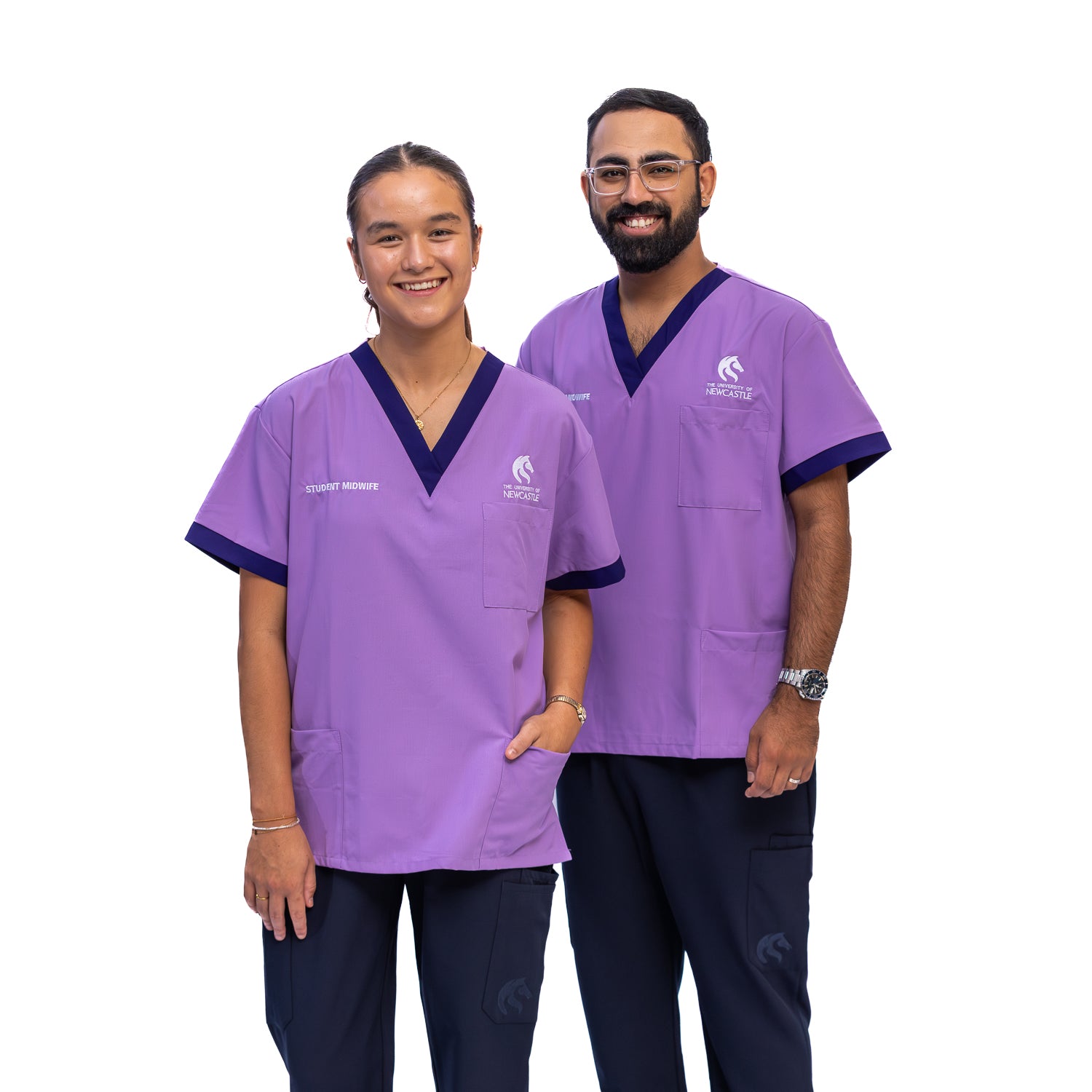 MIDWIFERY SCRUB TOP UNISEX
