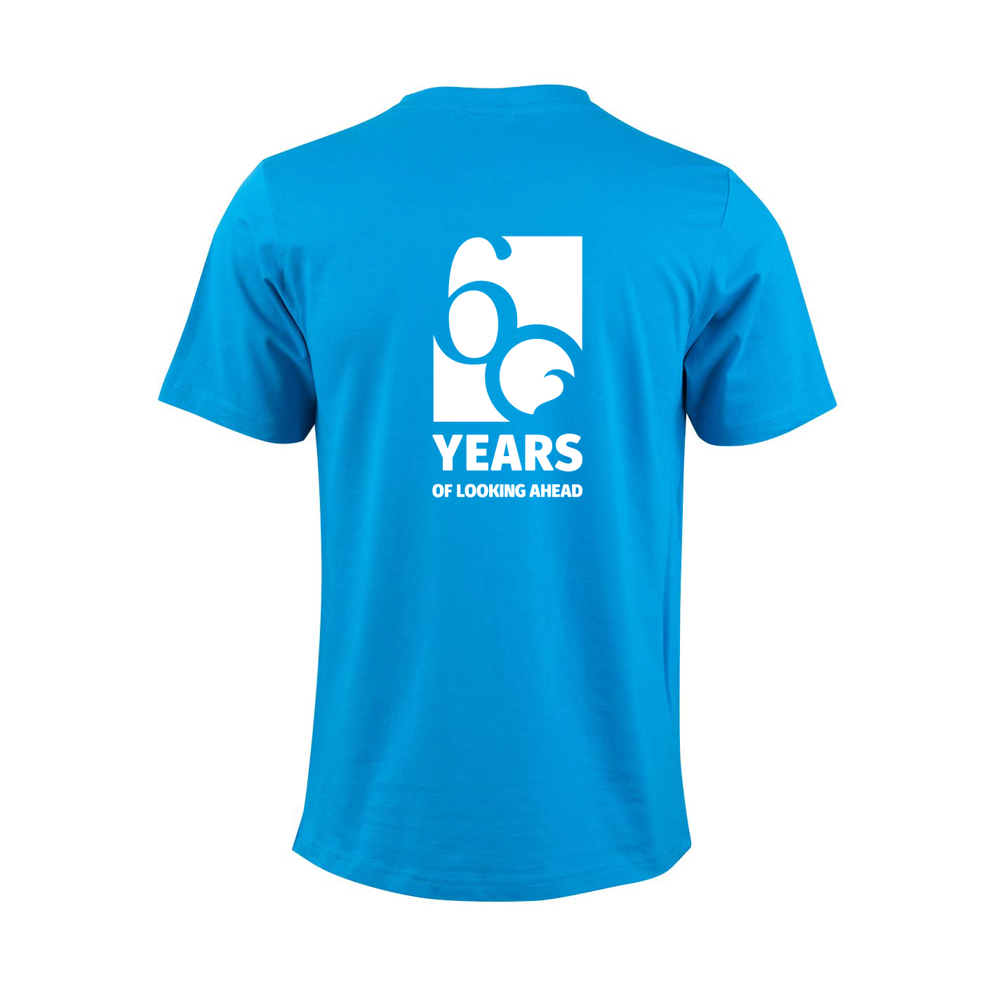 60 YEARS EVENT TEE - CYAN