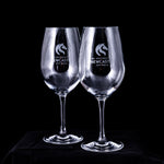 WINE GLASSES RED TWIN PACK