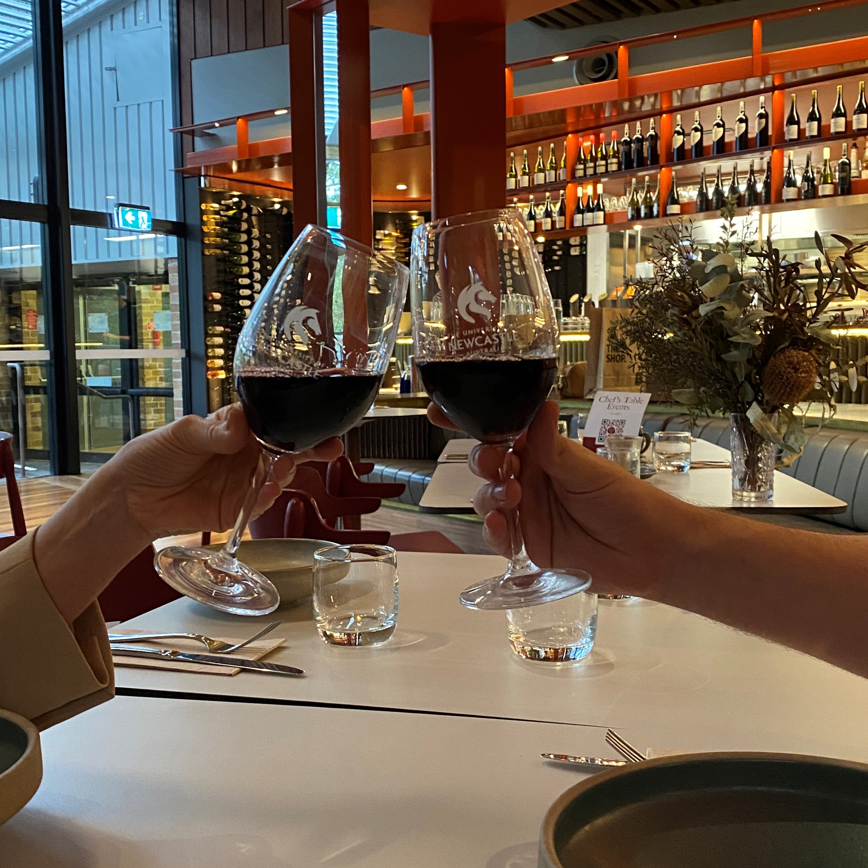 WINE GLASSES RED TWIN PACK