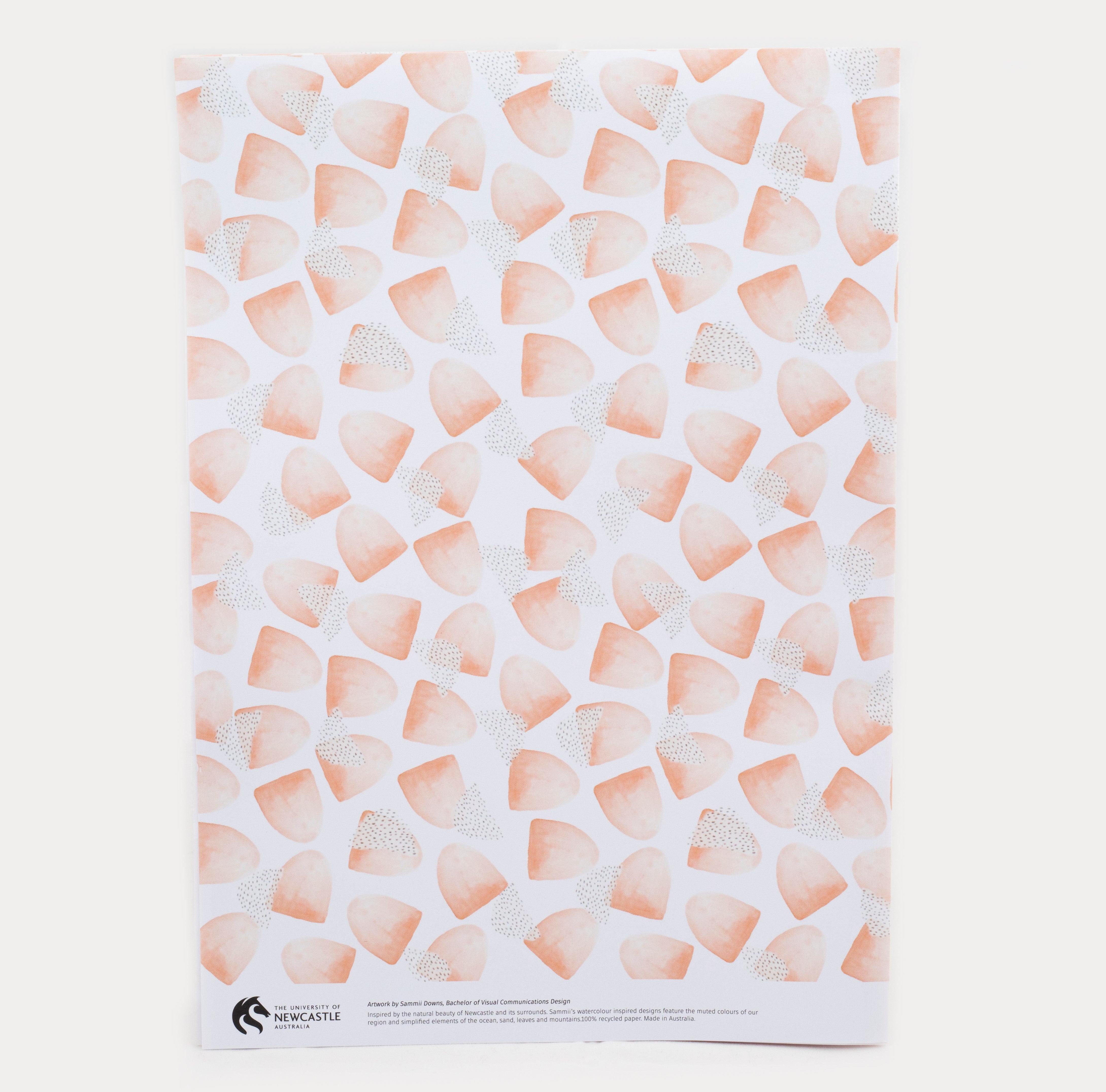 WRAPPING PAPER ORGANIC PEACH SAMMII DOWNS