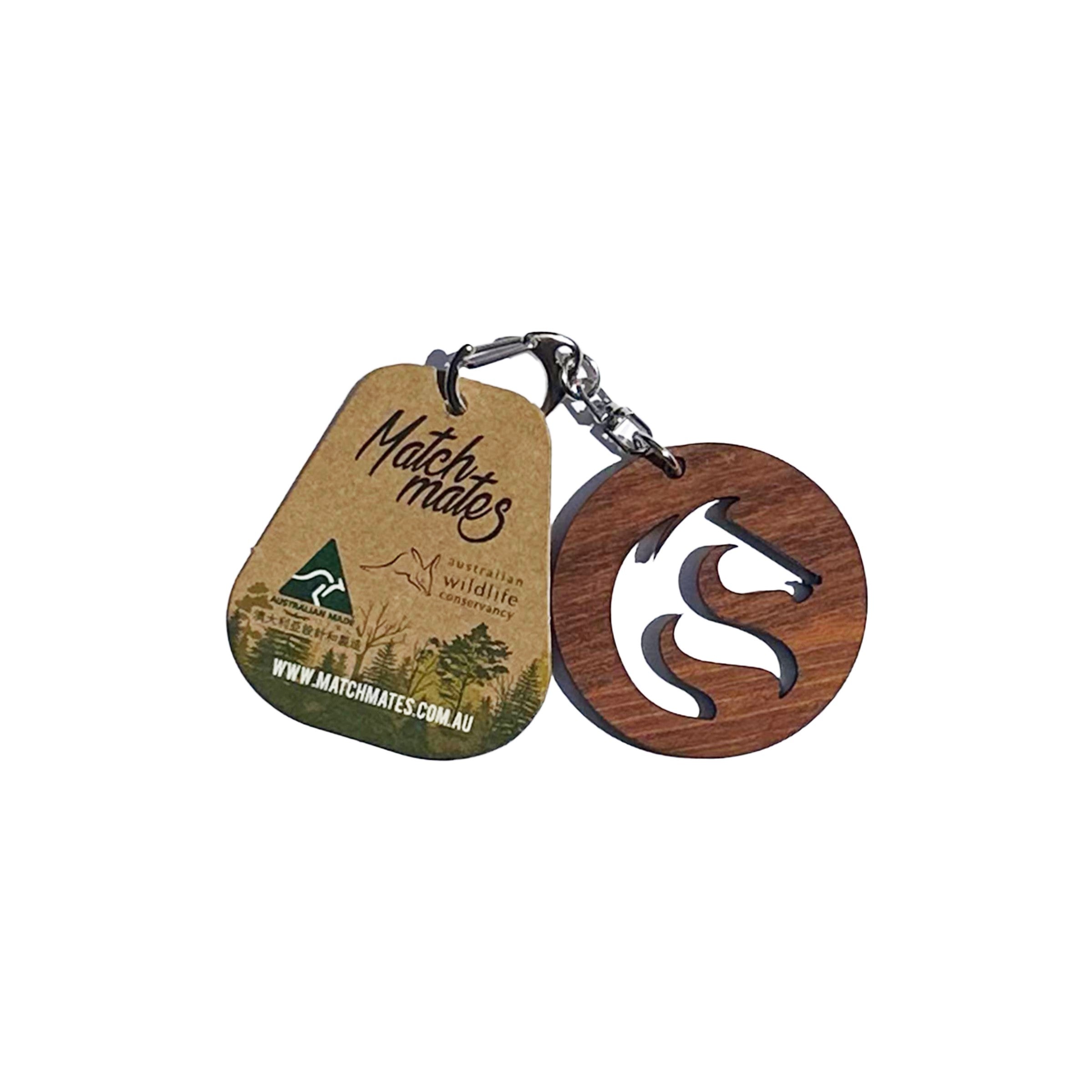 AUSTRALIAN TIMBER KEY RING