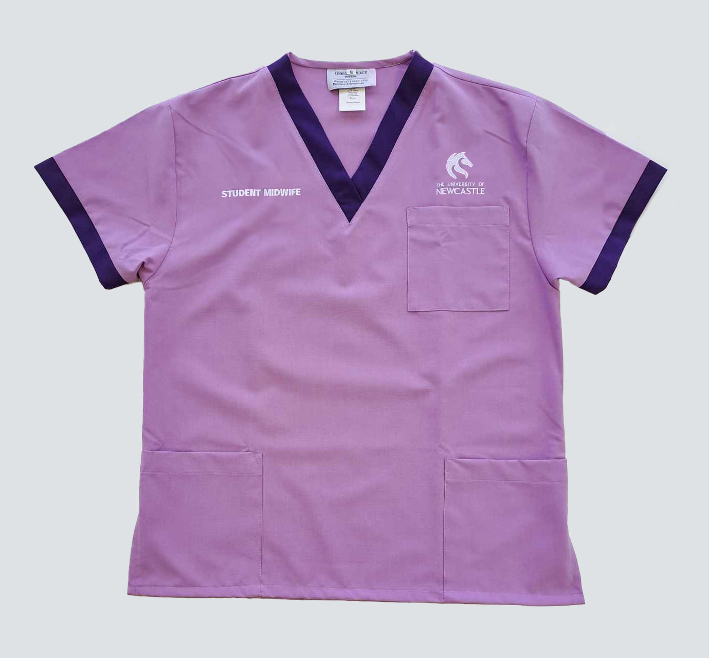 MIDWIFERY SCRUB TOP UNISEX
