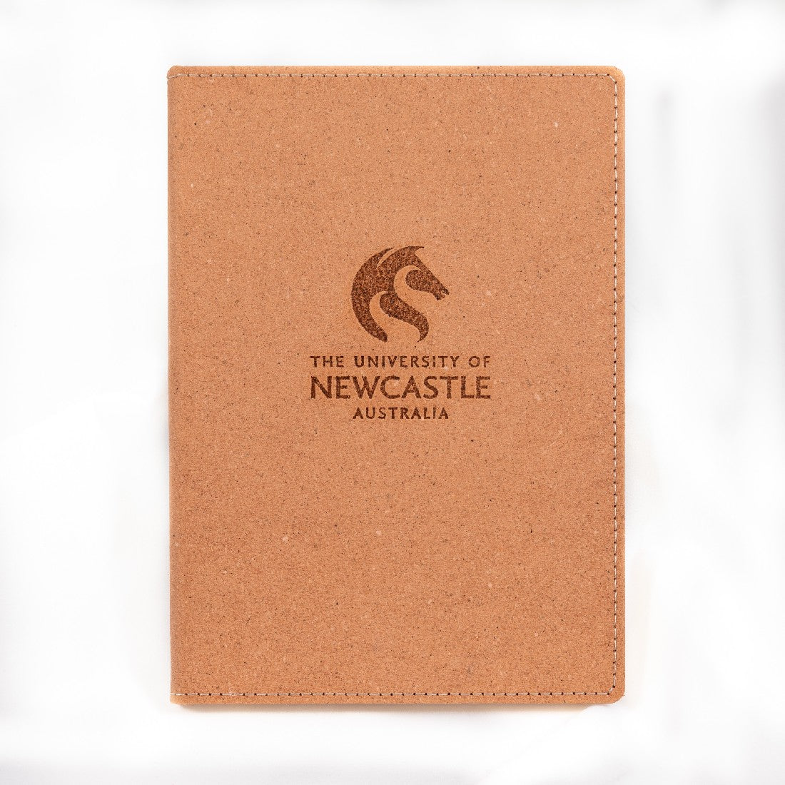 RECYCLED LEATHER A5 NOTEBOOK - TAN