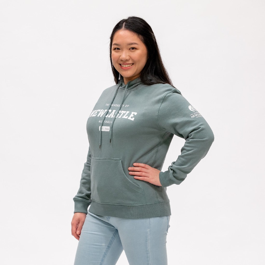 LADIES PREMIUM HOODIE - SAGE