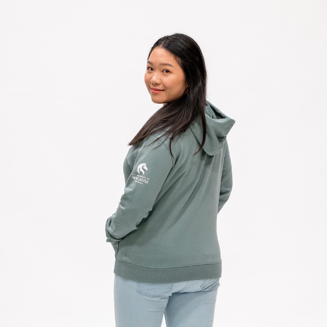 LADIES PREMIUM HOODIE - SAGE