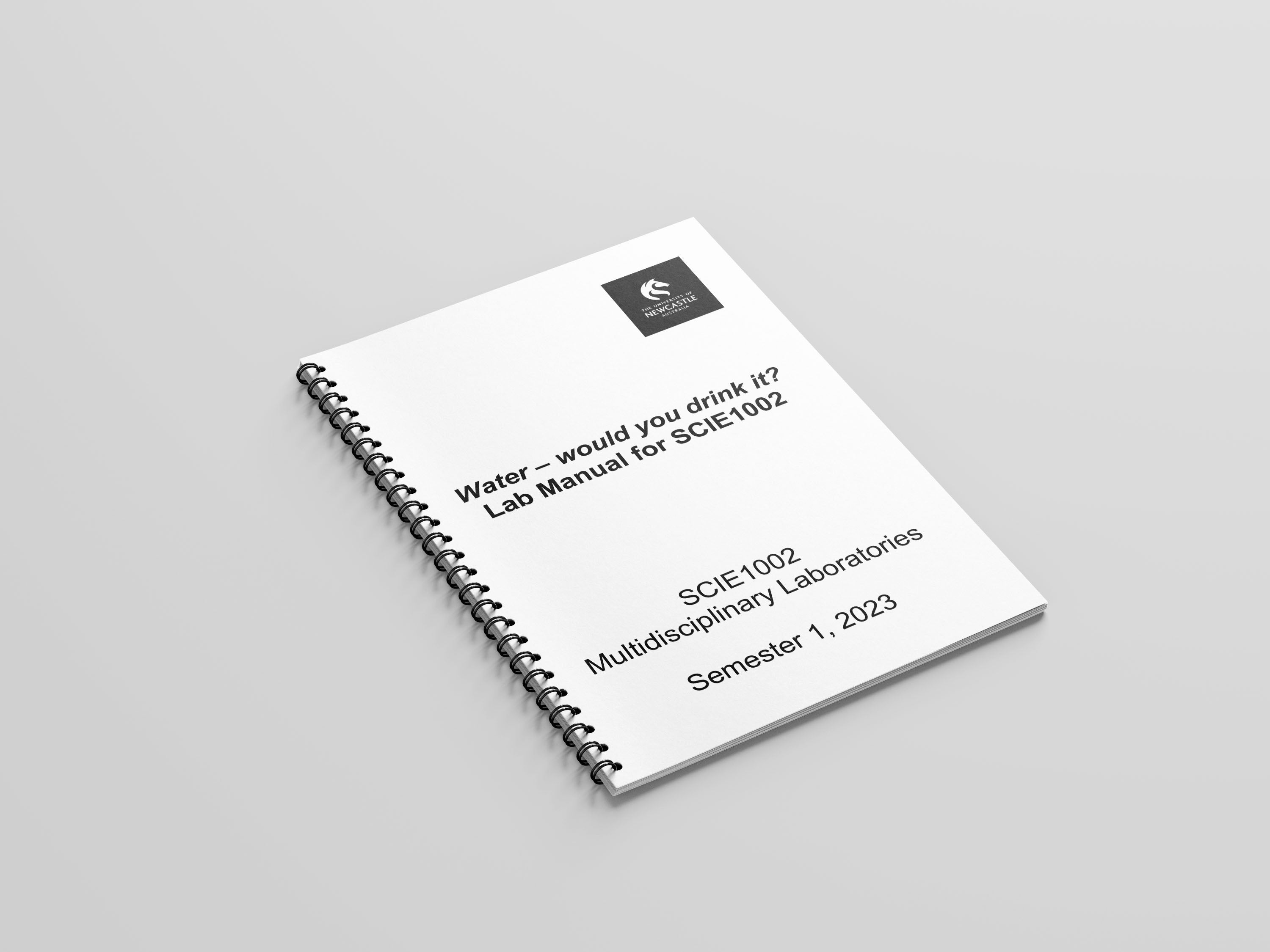 LAB MANUAL FOR SCIE1002: WATER 2024