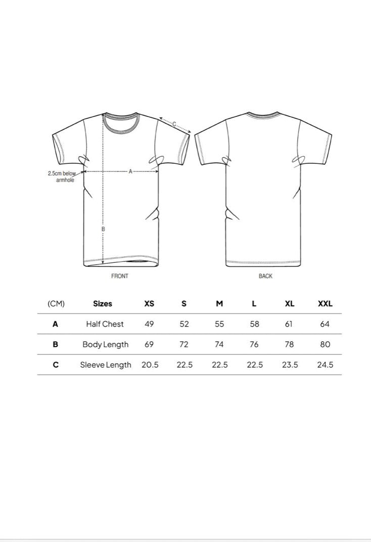 CAMPUS BUSH LINES TEE VINTAGE WHITE