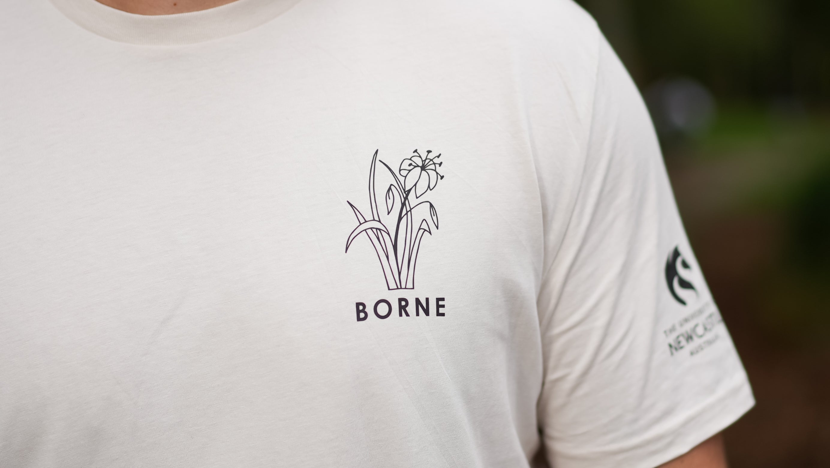 CAMPUS BUSH LINES TEE VINTAGE WHITE