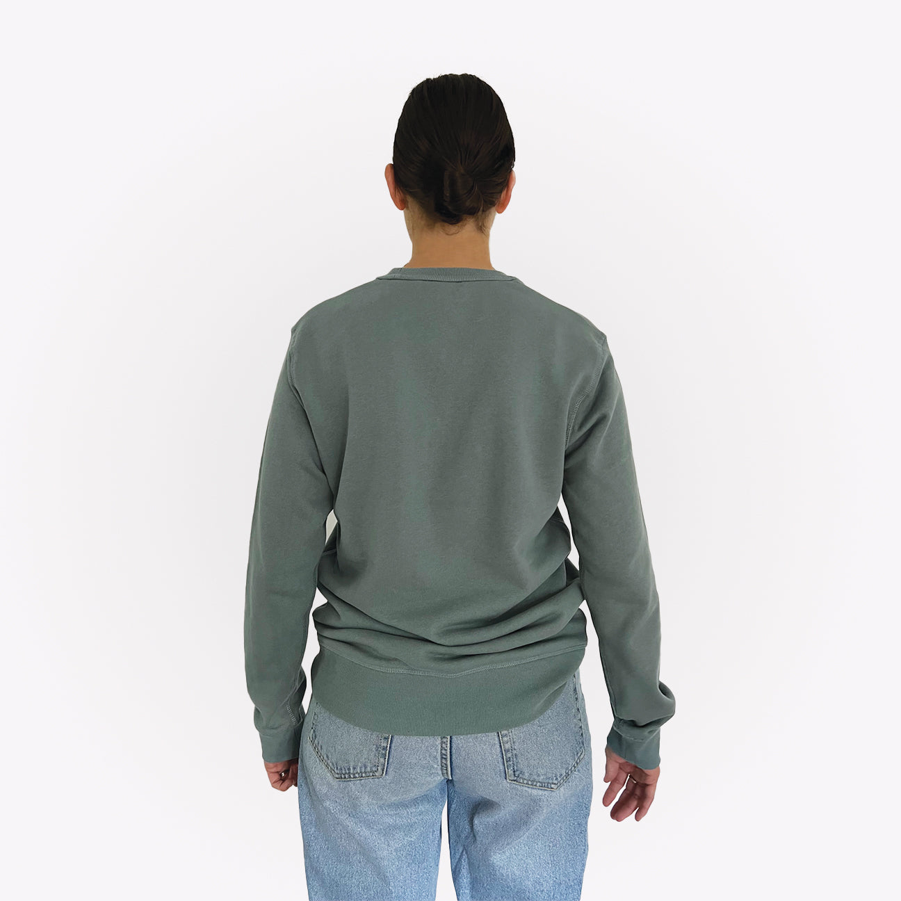 MENS PREMIUM CREW SWEATER - MINERAL