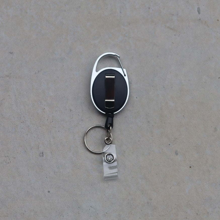 RETRACTABLE LANYARD STANDARD BLACK