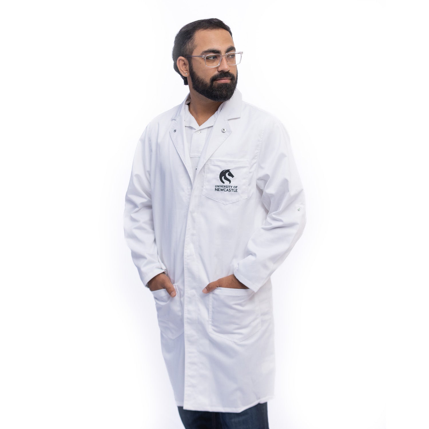 LAB COAT UON WHITE