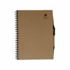 A4 HARDCOVER RECYCLED NOTEBOOK WITH PEN