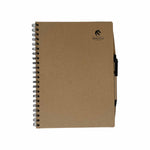 A4 HARDCOVER RECYCLED NOTEBOOK WITH PEN