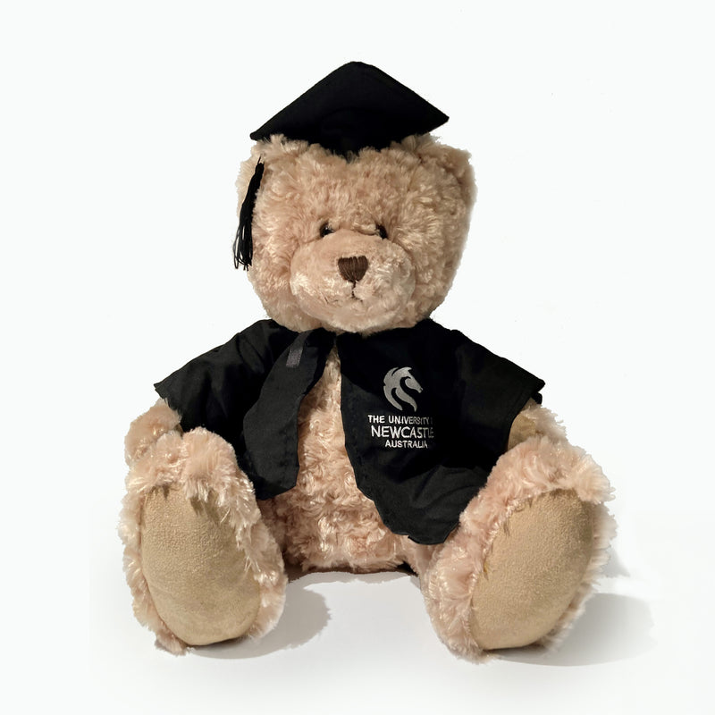 GRADUATION BEAR EXTRA LARGE WITH EMBROIDERED GOWN