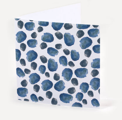 BLANK CARD ORGANIC INDIGO SAMMII DOWNS