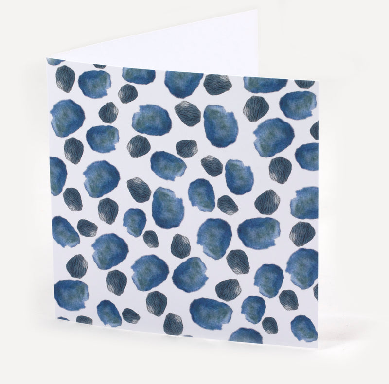 BLANK CARD ORGANIC INDIGO SAMMII DOWNS