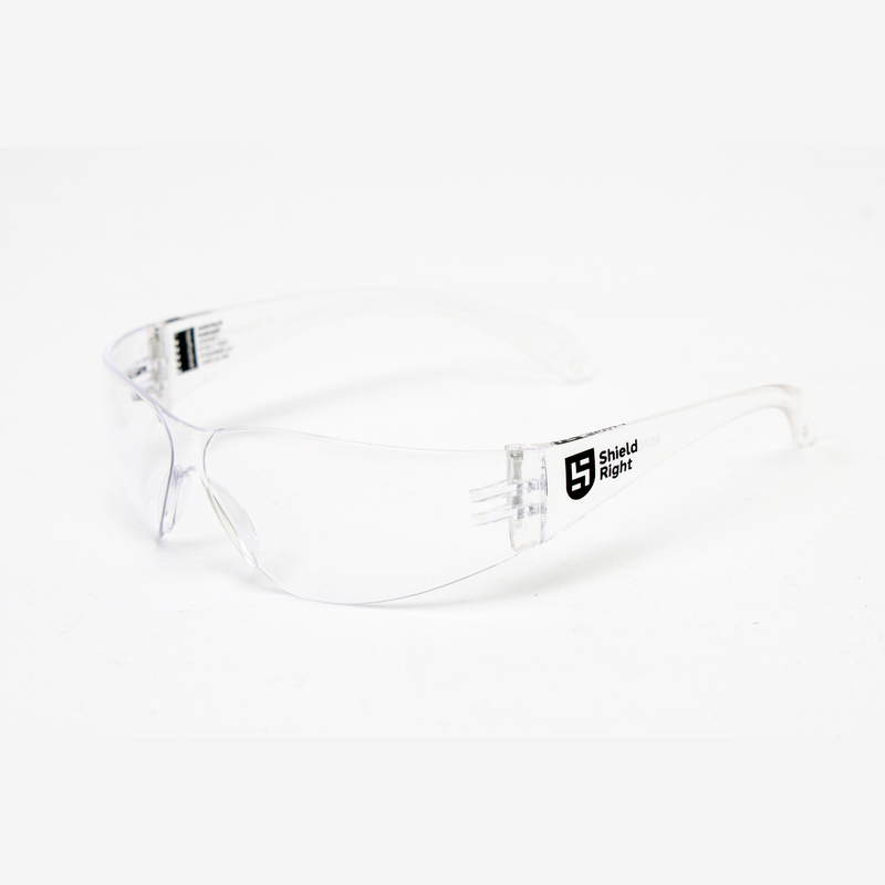 SHIELD RIGHT CLASSIC CLEAR SAFETY GLASSES